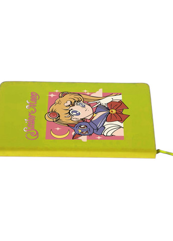 Блокнот А5 Сейлор Мун (Sailor Moon) Салатовый (92228-2659-LM) MobiPrint (257326997)