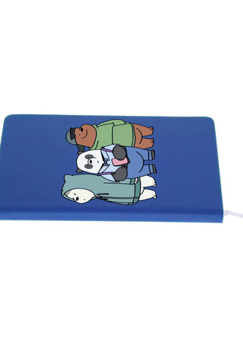 Блокнот А5 Вся правда про ведмедів (We Bare Bears) Світло-блакитний (92228-2898-SK) MobiPrint (257327397)