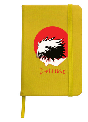 Блокнот А5 Ел Лоулайт Зошит смерті (Death Note) Жовтий (92228-2653-SY) MobiPrint (257328623)
