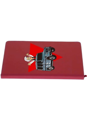 Блокнот А5 блогер Влад Бумага А4 (blogger Vlad A4) Красный (92228-2618-RD) MobiPrint (257328601)