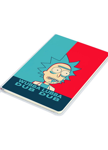 Блокнот А5 Рік та Морті (Rick and Morty) Білий (92228-2689-WT) MobiPrint (257321442)