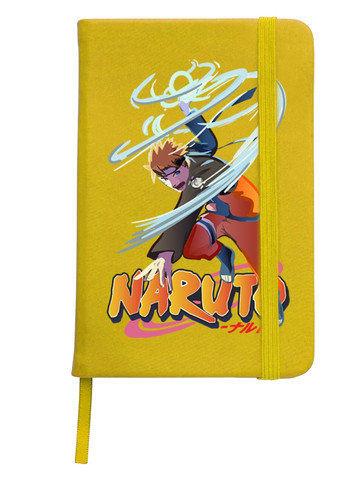 Блокнот А5 Наруто Узумаки (Naruto Uzumaki) Желтый (92228-2814-SY) MobiPrint (257328374)