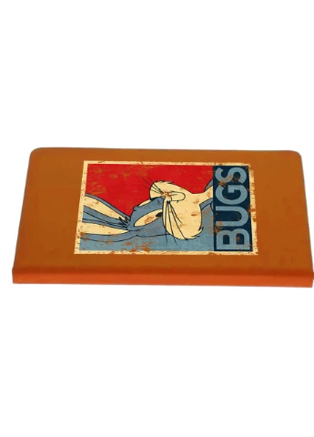 Блокнот А5 Багз Банні Луні Тюнз (Bugs Bunny Looney Tunes) Помаранчевий (92228-2879-OG) MobiPrint (257327125)