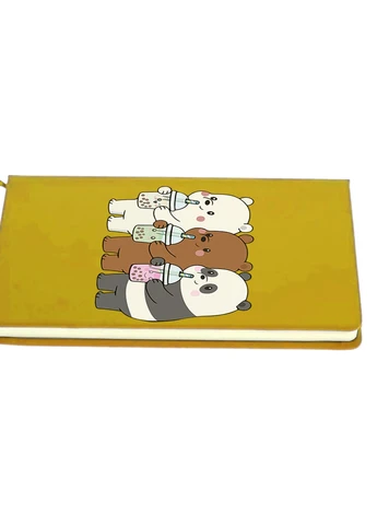 Блокнот А5 Вся правда про ведмедів (We Bare Bears) Жовтий (92228-2896-SY) MobiPrint (257324767)