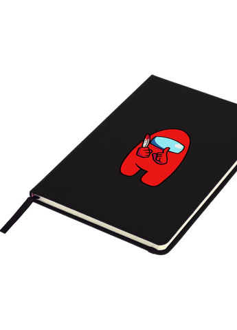 Блокнот А5 Амонг Ас (Among Us) Чорний (92228-2417-BK) MobiPrint (257326596)