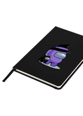 Блокнот А5 Амонг Ас Фиолетовый (Among Us Violet) Черный (92228-2423-BK) MobiPrint (257321497)