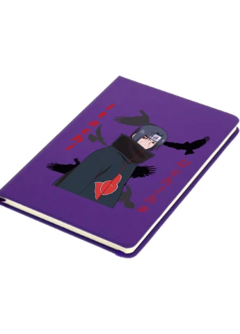 Блокнот А5 Ітачі Учіха (Itachi Uchiha) Фіолетовий (92228-2821-PU) MobiPrint (257322301)