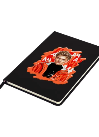 Блокнот А5 блогер Влад Папір А4 (blogger Vlad A4) Чорний (92228-2619-BK) MobiPrint (257324200)