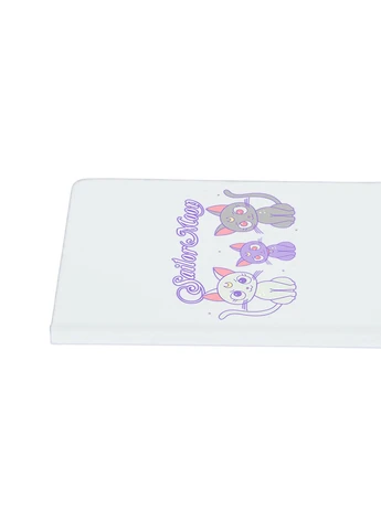 Блокнот А5 Місяць Кішки Сейлор Мун (anime Sailor Moon Cats) Білий (92228-2920-WT) MobiPrint (257322379)