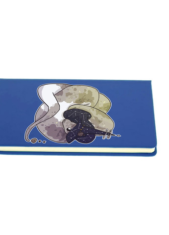 Блокнот А5 Магическая змея (Magic snake) Светло-голубой (92228-2848-SK) MobiPrint (257327940)