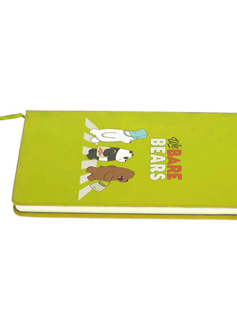 Блокнот А5 Вся правда о медведях (We Bare Bears) Салатовый (92228-2666-LM) MobiPrint (257329138)