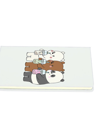 Блокнот А5 Вся правда о медведях (We Bare Bears) Белый (92228-2896-WT) MobiPrint (257321701)