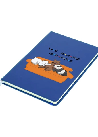 Блокнот А5 Вся правда про ведмедів (We Bare Bears) Світло-блакитний (92228-2890-SK) MobiPrint (257322759)