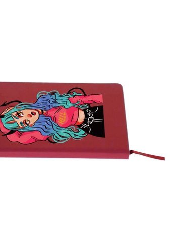 Блокнот А5 Девушка демон (Cute Girl Illustration Art) Красный (92228-2838-RD) MobiPrint (257327935)
