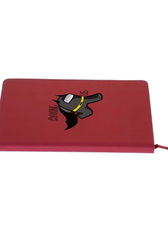 Блокнот А5 Амонг Ас Бетмен бэтмен (Among Us Batman) Красный (92228-2430-RD) MobiPrint (257328530)