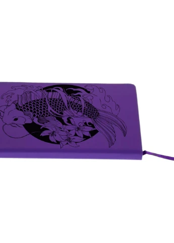 Блокнот А5 Рибка Кої (Koi Fish) Фіолетовий (92228-2858-PU) MobiPrint (257327224)