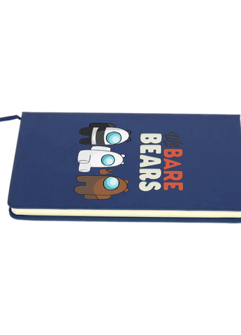 Блокнот А5 Вся правда про ведмедів (We Bare Bears) Темно-синій (92228-2668-NB) MobiPrint (257325107)