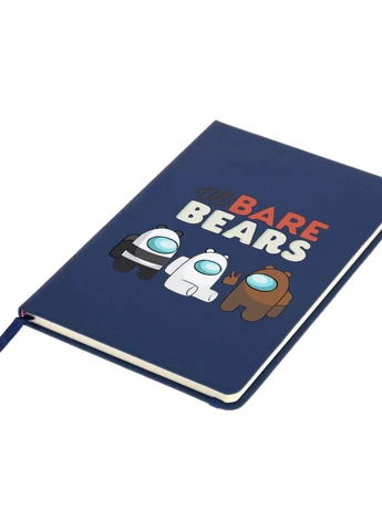 Блокнот А5 Вся правда про ведмедів (We Bare Bears) Темно-синій (92228-2668-NB) MobiPrint (257325107)