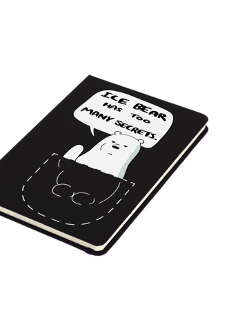 Блокнот А5 Вся правда о медведях (We Bare Bears) Черный (92228-2904-BK) MobiPrint (257326188)