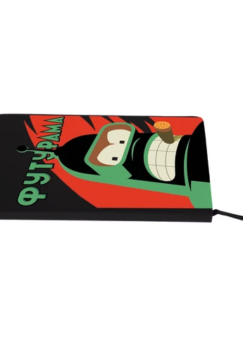 Блокнот А5 Бендер Футурама (Bender Futurama) Черный (92228-2864-BK) MobiPrint (257327632)