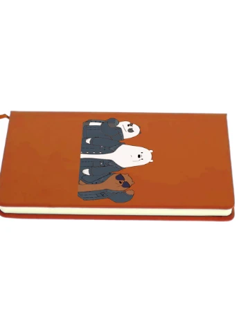 Блокнот А5 Вся правда про ведмедів (We Bare Bears) Помаранчевий (92228-2895-OG) MobiPrint (257322628)