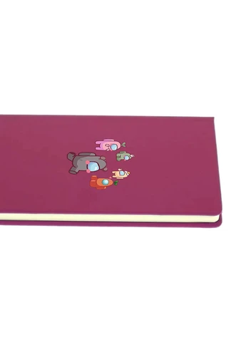 Блокнот А5 Амонг Ас (Among Us) Малиновий (92228-2407-FU) MobiPrint (257327724)