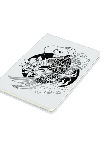 Блокнот А5 Рибка Кої (Koi Fish) Білий (92228-2858-WT) MobiPrint (257324782)