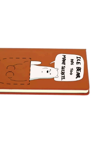 Блокнот А5 Вся правда про ведмедів (We Bare Bears) Помаранчевий (92228-2904-OG) MobiPrint (257325906)