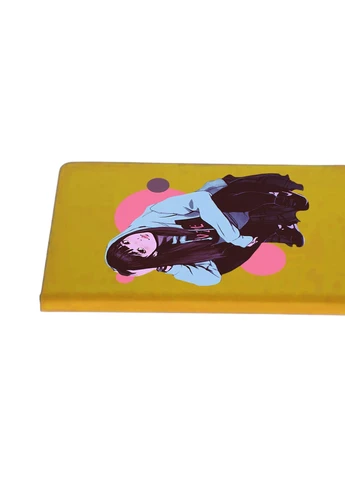 Блокнот А5 Дівчина (Girl) Жовтий (92228-2836-SY) MobiPrint (257326672)