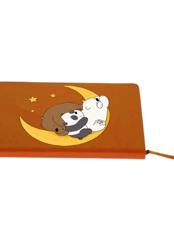 Блокнот А5 Вся правда про ведмедів (We Bare Bears) Помаранчевий (92228-2894-OG) MobiPrint (257323790)