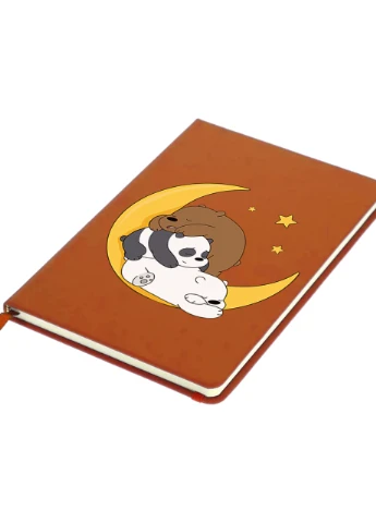 Блокнот А5 Вся правда про ведмедів (We Bare Bears) Помаранчевий (92228-2894-OG) MobiPrint (257323790)