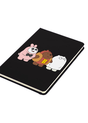 Блокнот А5 Вся правда про ведмедів (We Bare Bears) Чорний (92228-2905-BK) MobiPrint (257325061)