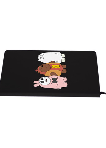 Блокнот А5 Вся правда про ведмедів (We Bare Bears) Чорний (92228-2905-BK) MobiPrint (257325061)