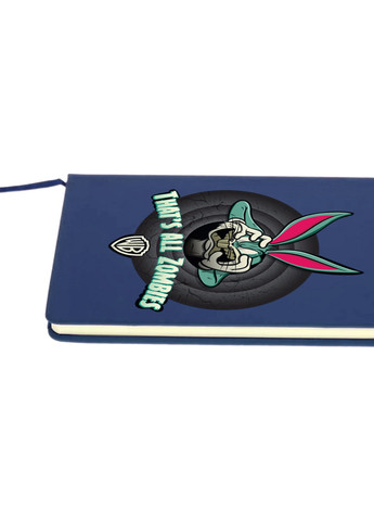 Блокнот А5 Багз Банни Луни Тюнз (Bugs Bunny Looney Tunes) Темно-синий (92228-2882-NB) MobiPrint (257323395)