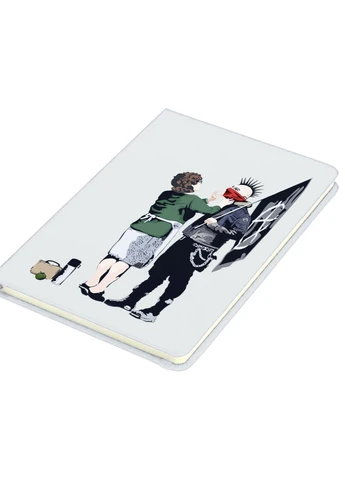 Блокнот А5 Турбота Білий (92228-2054-WT) MobiPrint (257324989)