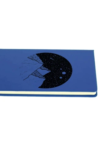 Блокнот А5 Зіркові гори (Starry mountains) Світло-блакитний (92228-2846-SK) MobiPrint (257324195)