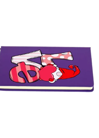 Блокнот А5 Кохання (Love) Фіолетовий (92228-2645-PU) MobiPrint (257321910)