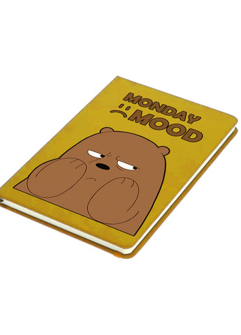 Блокнот А5 Вся правда про ведмедів (We Bare Bears) Жовтий (92228-2900-SY) MobiPrint (257324080)