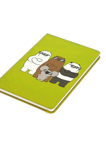 Блокнот А5 Вся правда о медведях (We Bare Bears) Салатовый (92228-2892-LM) MobiPrint (257326051)