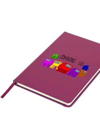 Блокнот А5 Амонг Ас (Among Us) Малиновый (92228-2593-FU) MobiPrint (257324320)