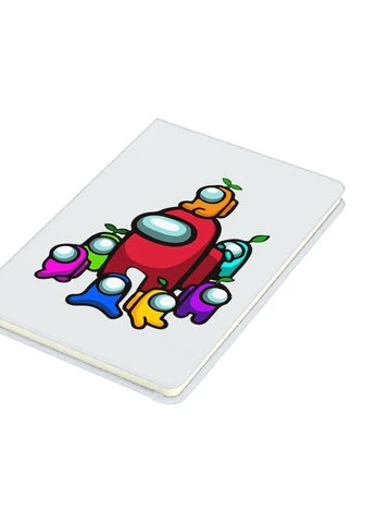 Блокнот А5 Амонг Ас (Among Us) Білий (92228-2596-WT) MobiPrint (257321710)