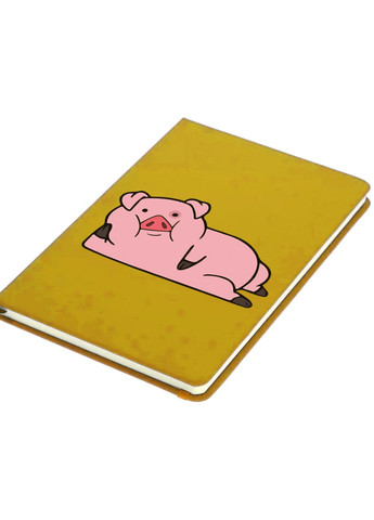 Блокнот А5 Пухля Гравіті Фолз (Waddles Gravity Falls) Жовтий (92228-2626-SY) MobiPrint (257323442)