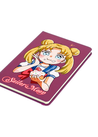 Блокнот А5 Сейлор Мун (Sailor Moon) Малиновий (92228-2917-FU) MobiPrint (257328058)