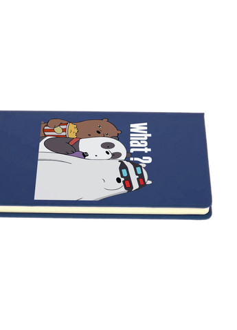 Блокнот А5 Вся правда о медведях (We Bare Bears) Темно-синий (92228-2902-NB) MobiPrint (257323093)