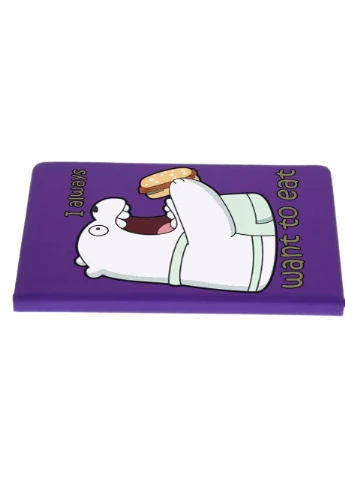 Блокнот А5 Вся правда про ведмедів (We Bare Bears) Фіолетовий (92228-2908-PU) MobiPrint (257325842)