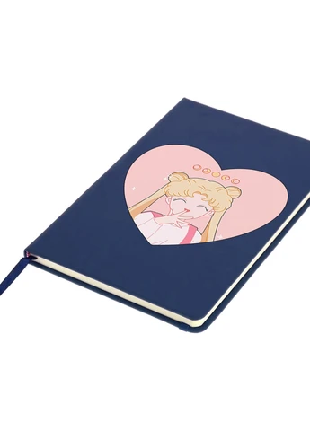 Блокнот А5 Місяць Кішки Сейлор Мун (anime Sailor Moon Cats) Темно-синій (92228-2922-NB) MobiPrint (257322424)
