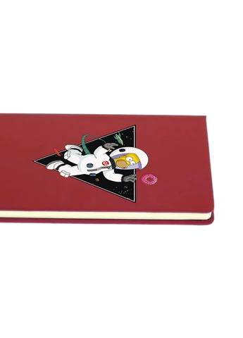 Блокнот А5 Гомер Сімпсони Червоний (92228-2044-RD) MobiPrint (257328467)