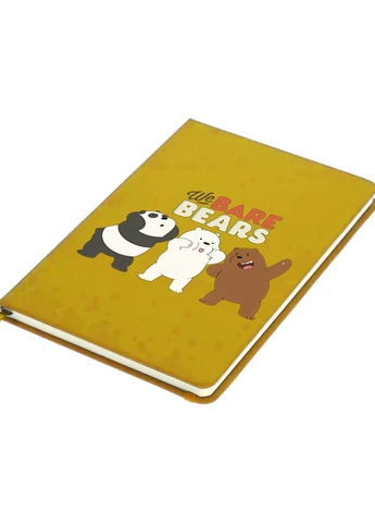 Блокнот А5 Вся правда про ведмедів (We Bare Bears) Жовтий (92228-2667-SY) MobiPrint (257321539)