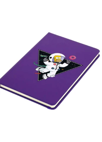 Блокнот А5 Гомер Сімпсони Фіолетовий (92228-2044-PU) MobiPrint (257326286)