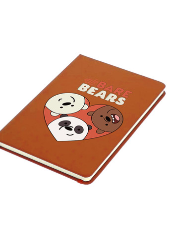 Блокнот А5 Вся правда о медведях (We Bare Bears) Оранжевый (92228-2669-OG) MobiPrint (257328626)